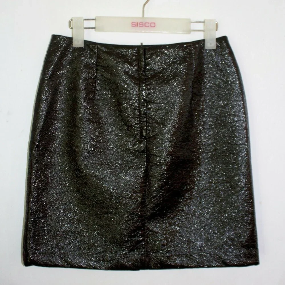 H&M Mini Metallic Paperbag Skirt - Picture 2 of 7